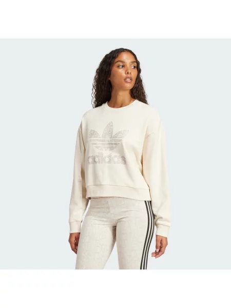Bluza Adidas w wężowy wzór biała