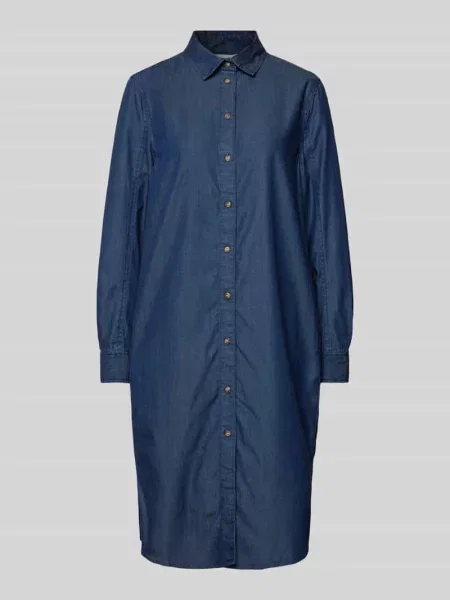 Sukienka koszulowa o długości do kolan z efektem denimu Christian Berg Woman