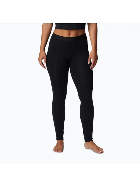 Pantaloni termoactivi pentru femei Columbia Midweight Stretch black negru