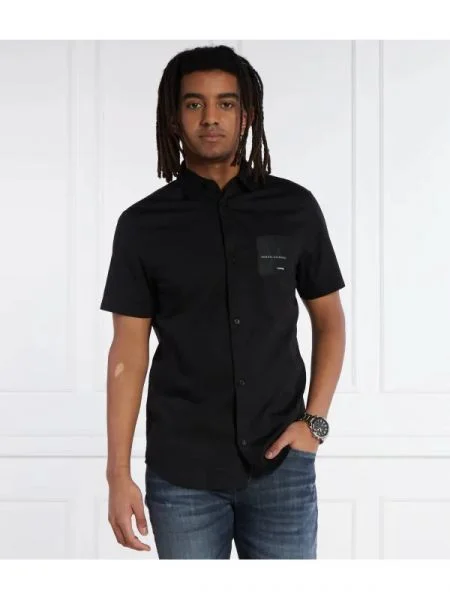 Armani Exchange Cămașă negru
