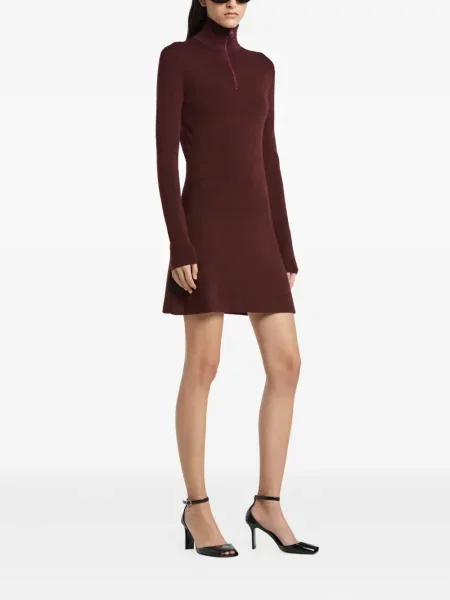 Rochie mini Courreges de costum roșu