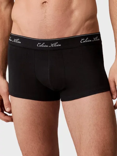 Боксеры Calvin Klein с низкой посадкой черные