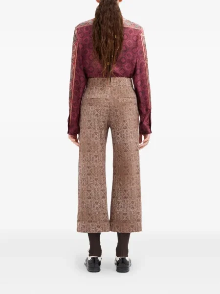 Pantaloni Pierre-louis Mascia cu imprimeu geometric
