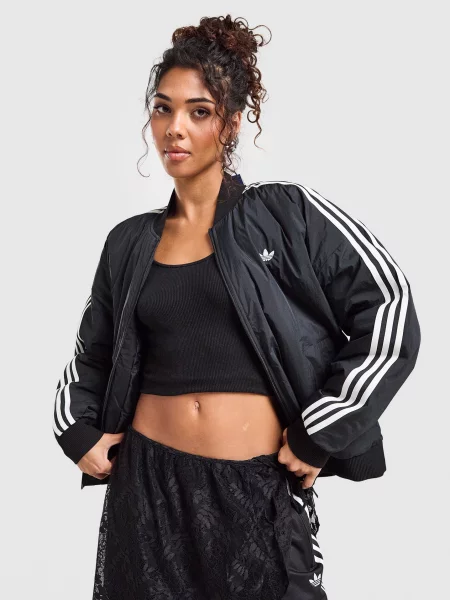 Adidas Kurtka 3S Bomber czarny