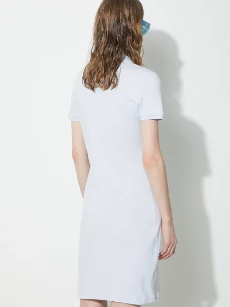 Lacoste rochie simplă cu albastru