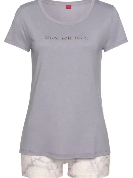 S.Oliver Pijama mauve / ecru