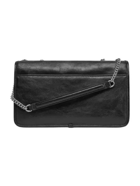Bag Calvin Klein Jeans Chain Flap Bag Black Universal czarne