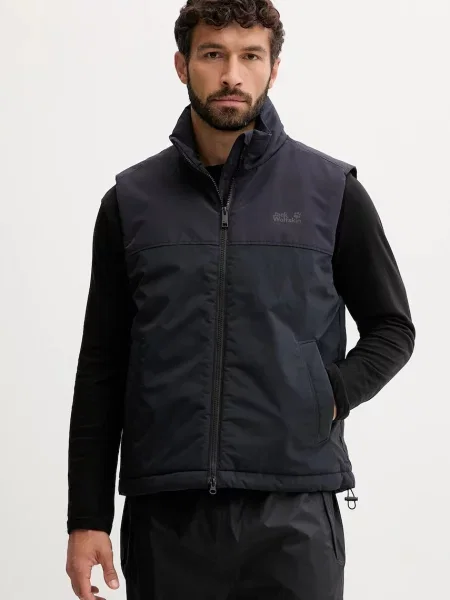 Vesta Jack Wolfskin GLACIER SHIELD VEST tmavomodrá zimní