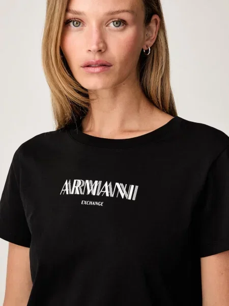 Armani Exchange női póló fekete