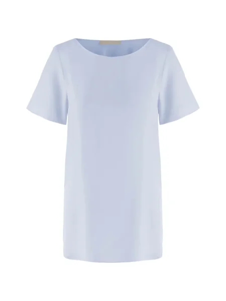 Tricou Allude scurt albastru