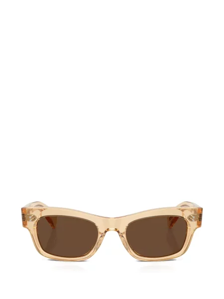 Pravokutne sunčane naočale Oliver Peoples narančasta