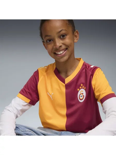 PUMA Młodzieżowa koszulka domowa Galatasaray SK Odzież czerwony