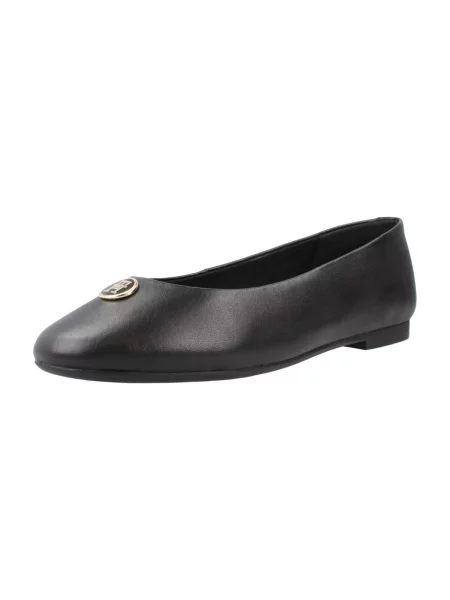 Tommy Hilfiger Balerini Th Plate negru