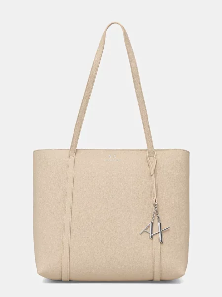 Armani Exchange torebka beżowy