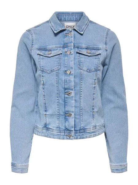ONLY Geacă de primăvară-toamnă ONLVERLE denim albastru