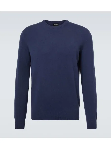 Pulover Zegna din cașmir albastru
