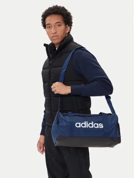 ADIDAS PERFORMANCE Αθλητική τσάντα LINEAR ναυτικό μπλε / μαύρο λευκό