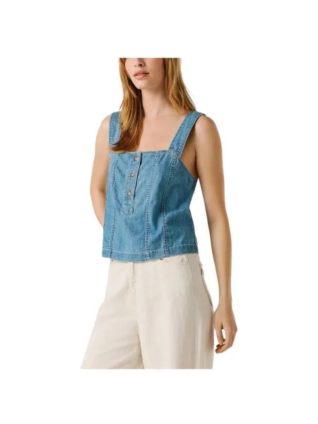 Blúzka Pepe Jeans modrá