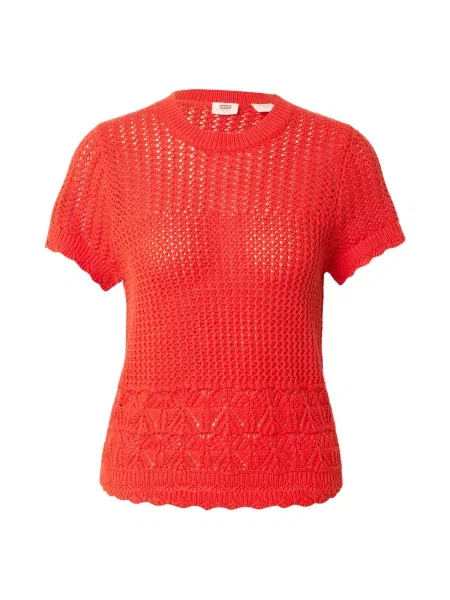 LEVI'S ® Pulover Isabelle Crochet Sweater' roșu