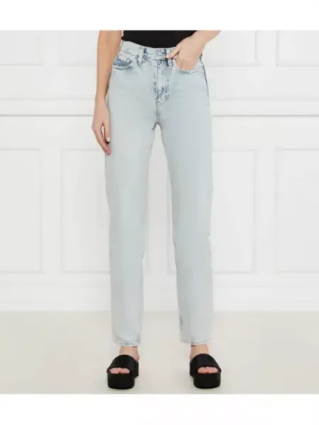 Calvin Klein Jeans Farmer | Straight fit | high waist kék