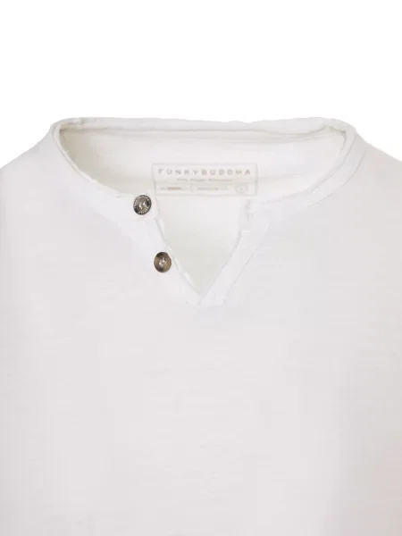Funky Buddha Tricou alb