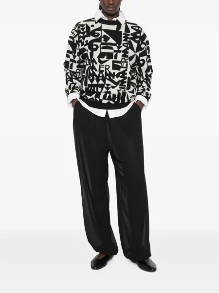 Pulover Zimmermann tricotate cu autograf negru