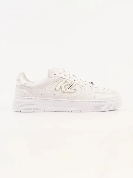 Karl Lagerfeld Kourtney sneakers pentru bărbați din piele alb
