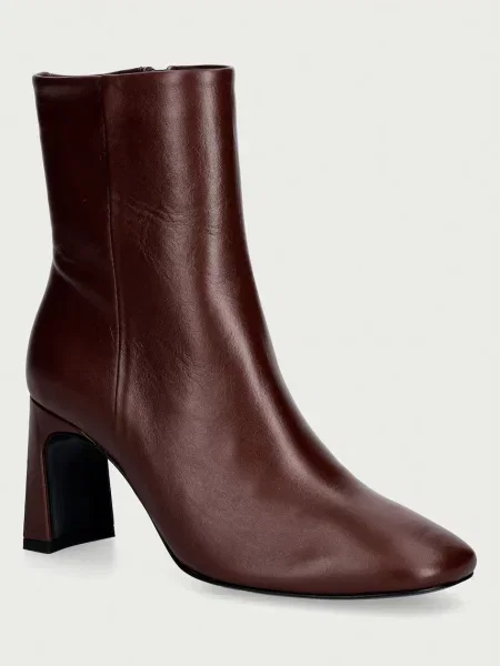 Souliers Martinez botine pentru femei din piele KAROL maro