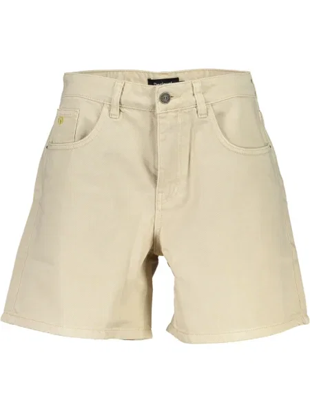 Długie jeansy Desigual beżowe