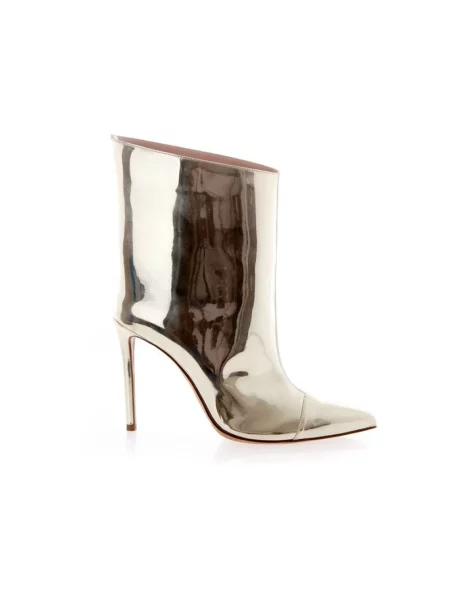 Buty do kostki Alexandre Vauthier skórzane żółte