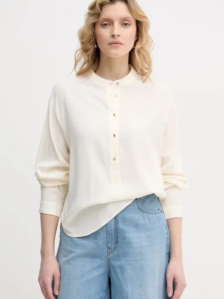 United Colors of Benetton bluza za žene s viskozom bež