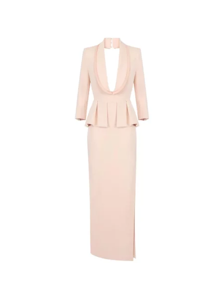 Ușor rochie Elisabetta Franchi din satin roșu