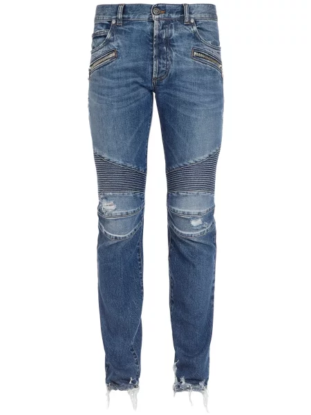 Blugi conici Balmain rupți conici