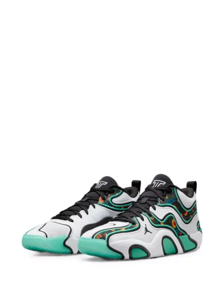 Virágos sneaker Jordan nyomtatás fehér
