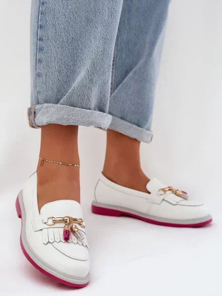 Usnjene mokasini S. Barski brez pet