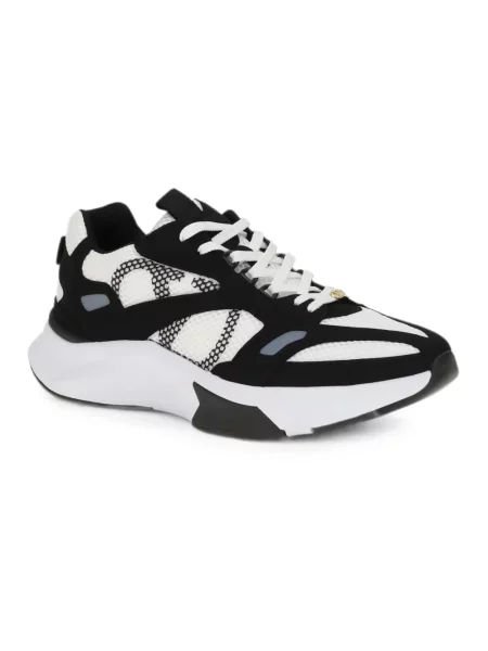 Lniane sneakersy Valentino Garavani czarne
