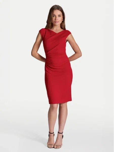 Swing Коктейлна рокля червен