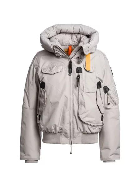 Geacă bomber Parajumpers cu glugă gri