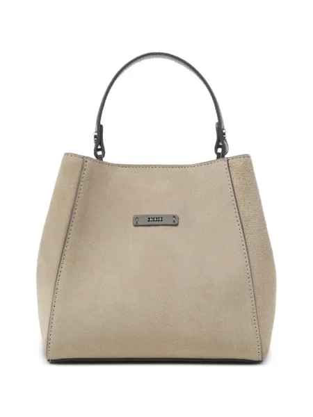 Geantă de mână Peserico din piele de căprioară