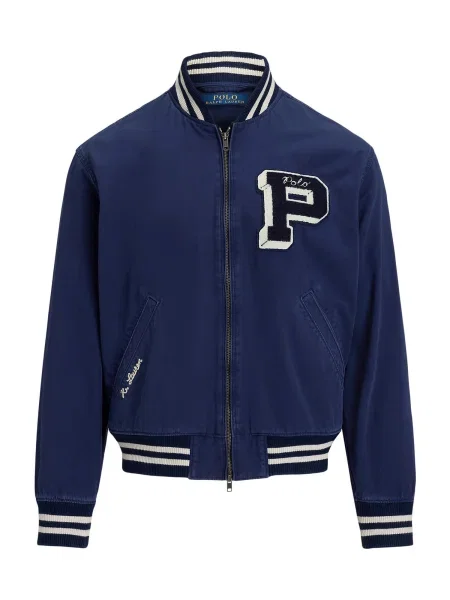 Polo Ralph Lauren Geacă de primăvară-toamnă marin / bleumarin / alb albastru