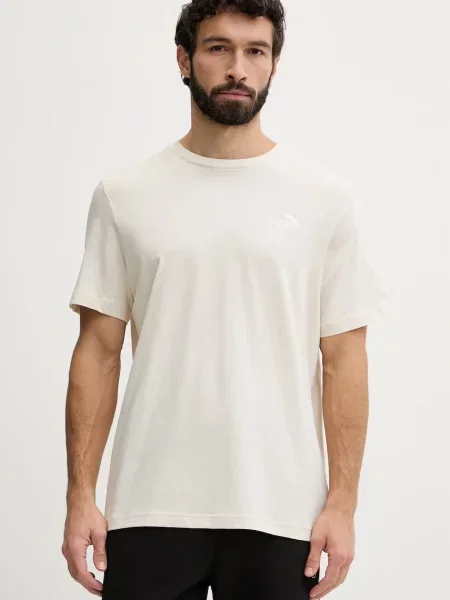 Puma majica za muškarce od pamuka bež