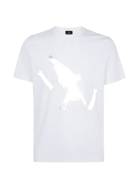 Tricou Ps Paul Smith cu imagine alb