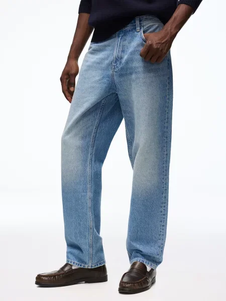 Bershka Džínsy denim modrá