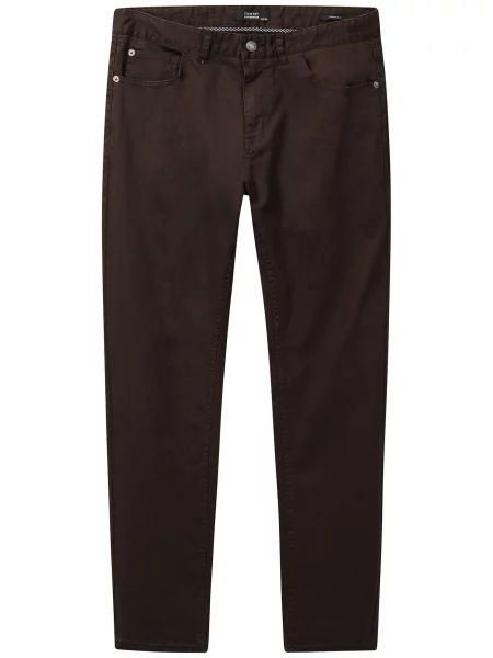 Clean Cut Copenhagen Chino kalhoty London Caden tmavě hnědá