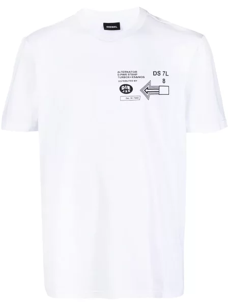 Koszulka Diesel biała
