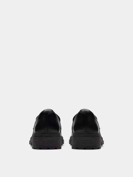 Лоферы Clarks черные