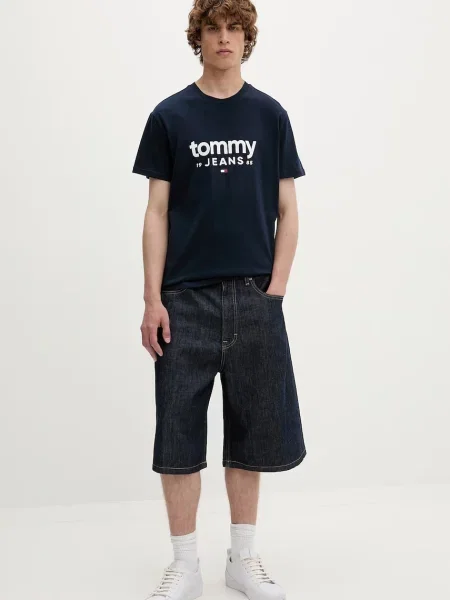 Tommy Jeans kratka majica modra