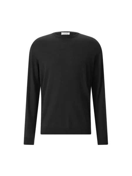 Sweter Roberto Collina wełniany czarny