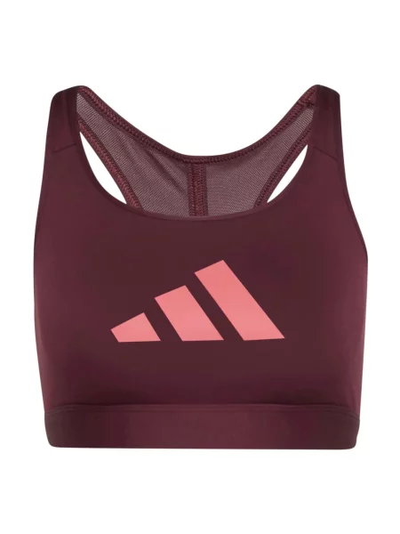 ADIDAS PERFORMANCE Sutien sport Power React ciocolatiu / deschis roz