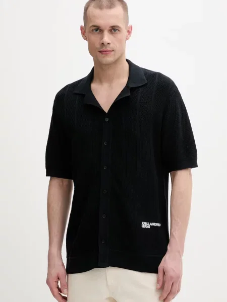 Karl Lagerfeld Jeans kardigan czarny